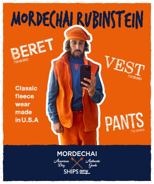 MORDECHAI RUBINSTEIN��SHIPS any�ɂ�鋤�����A�C�e��