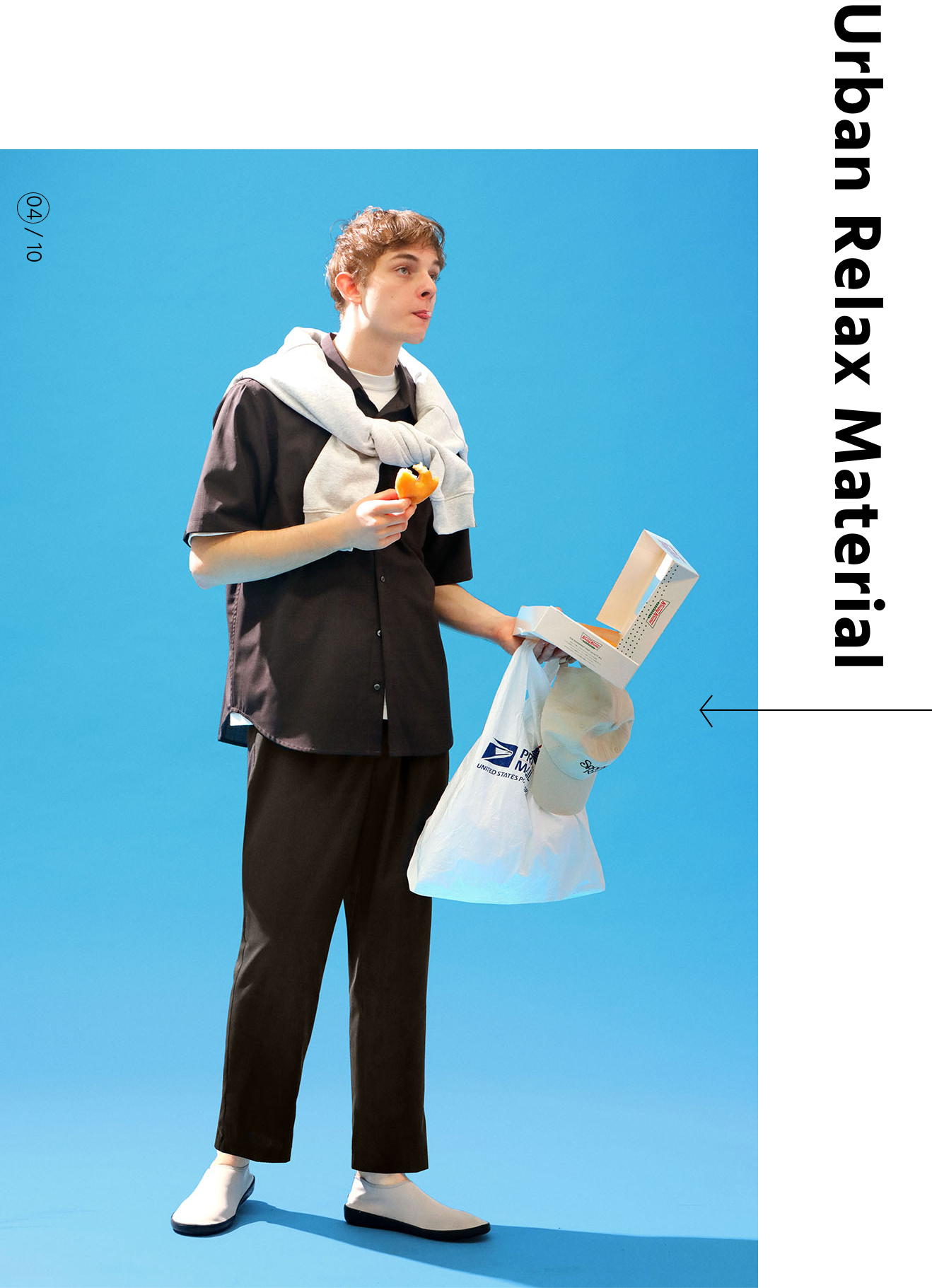 ��l�j�q�̃��j�t�H�[���B�c���b�Ƒf�ނœs��̃����b�N�X�B