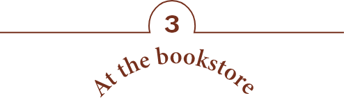 3 At the bookstore