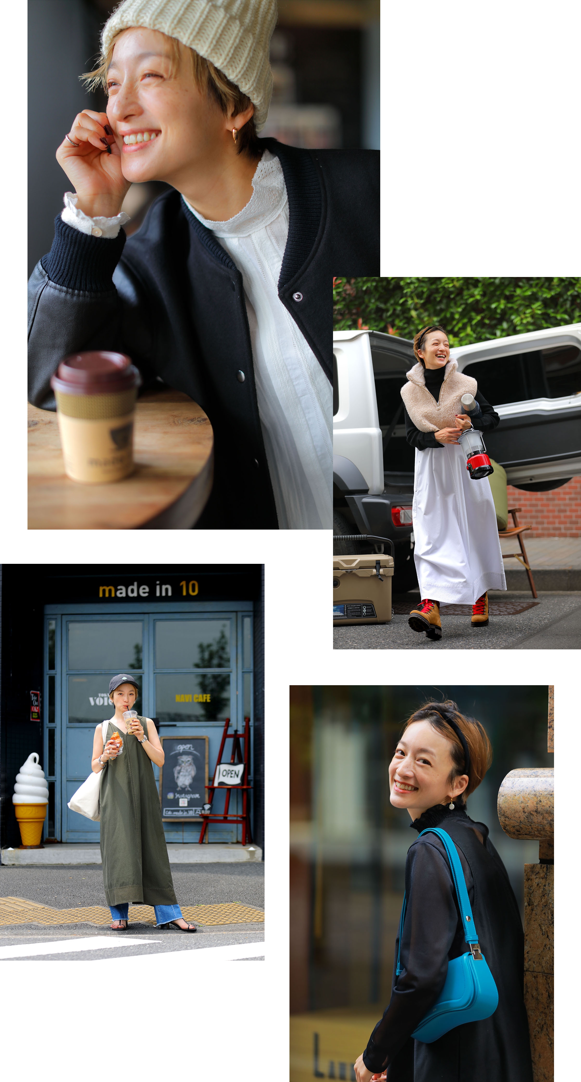 高山都とシップス エニィ 「私は毎日、コラボワンピ宣言」 SHIPS