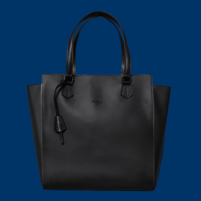 ships別注 ボルドリーニセレリア トートバッグ SHIPS別注】 ボルドリーニ セレリア レザートートバッグ(ネイビー