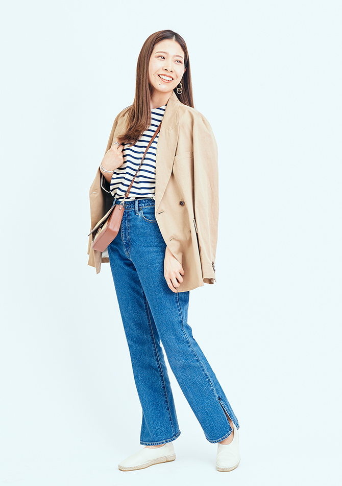 SEMI-FLARE SLIT DENIM - The Shopping Addict by SHIPS PRESS | SHIPS MAG